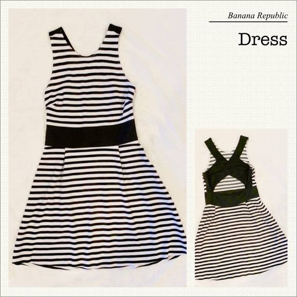 💕Host Pick💕Banana Republic Open Back Dress 8 - Picture 1 of 7